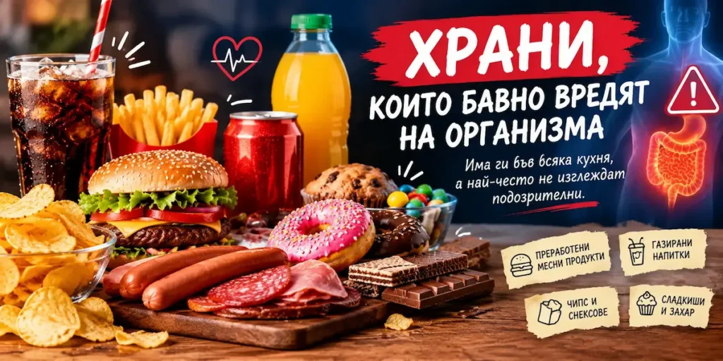 Храни, които бавно вредят на организма